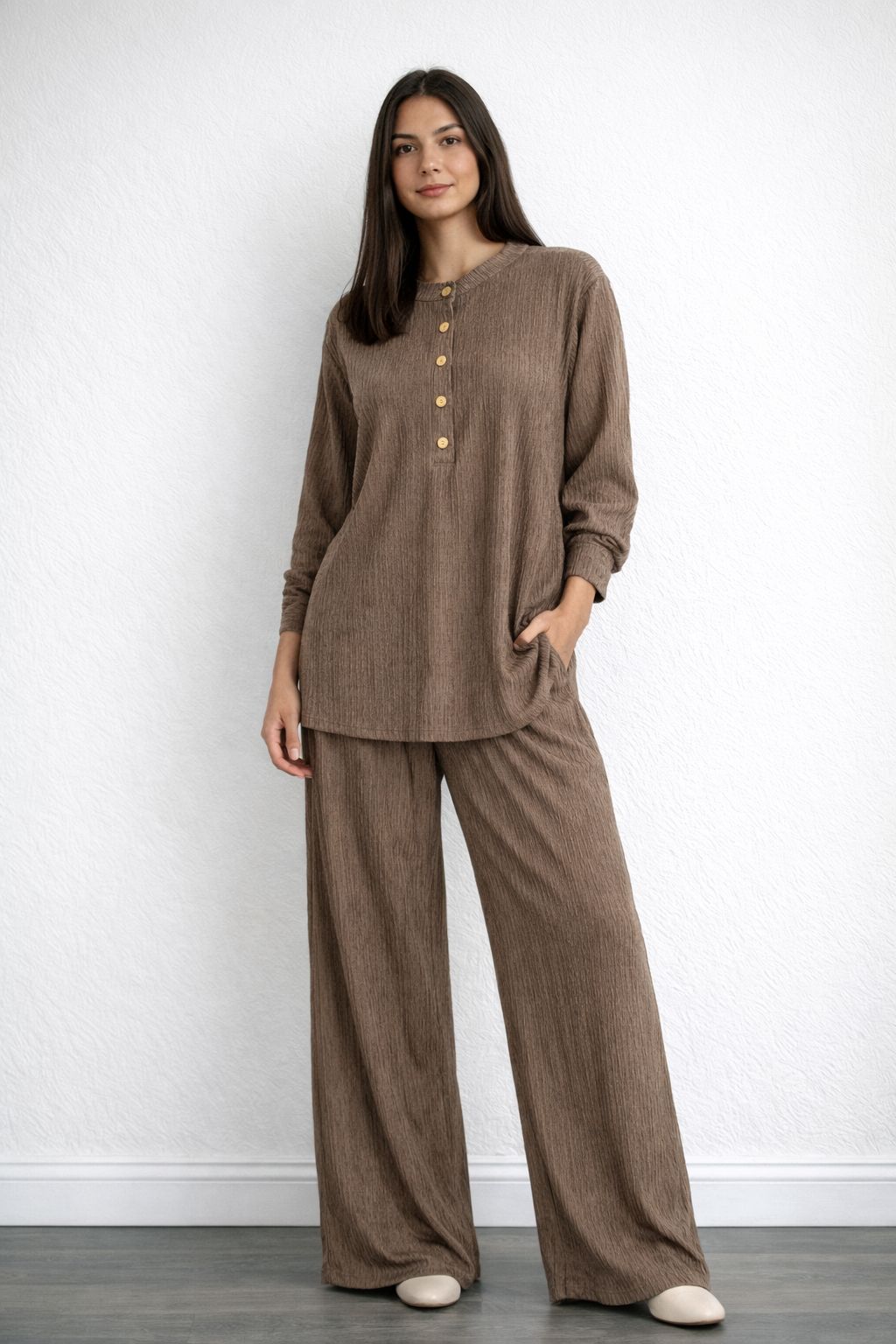 Crinkle texture Co-ord set