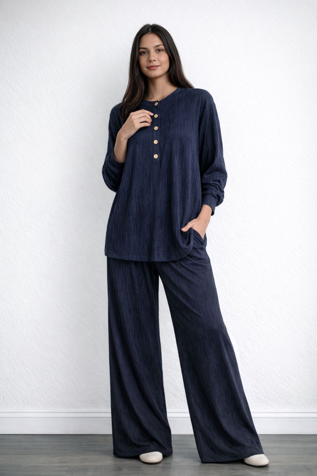 Crinkle texture Co-ord set