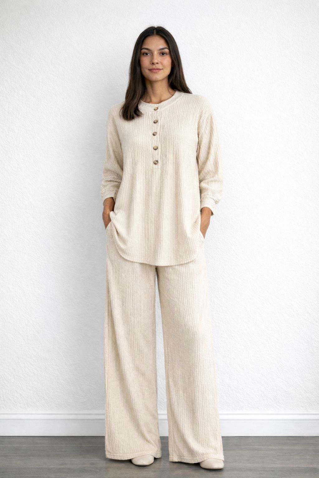 Crinkle texture Co-ord set